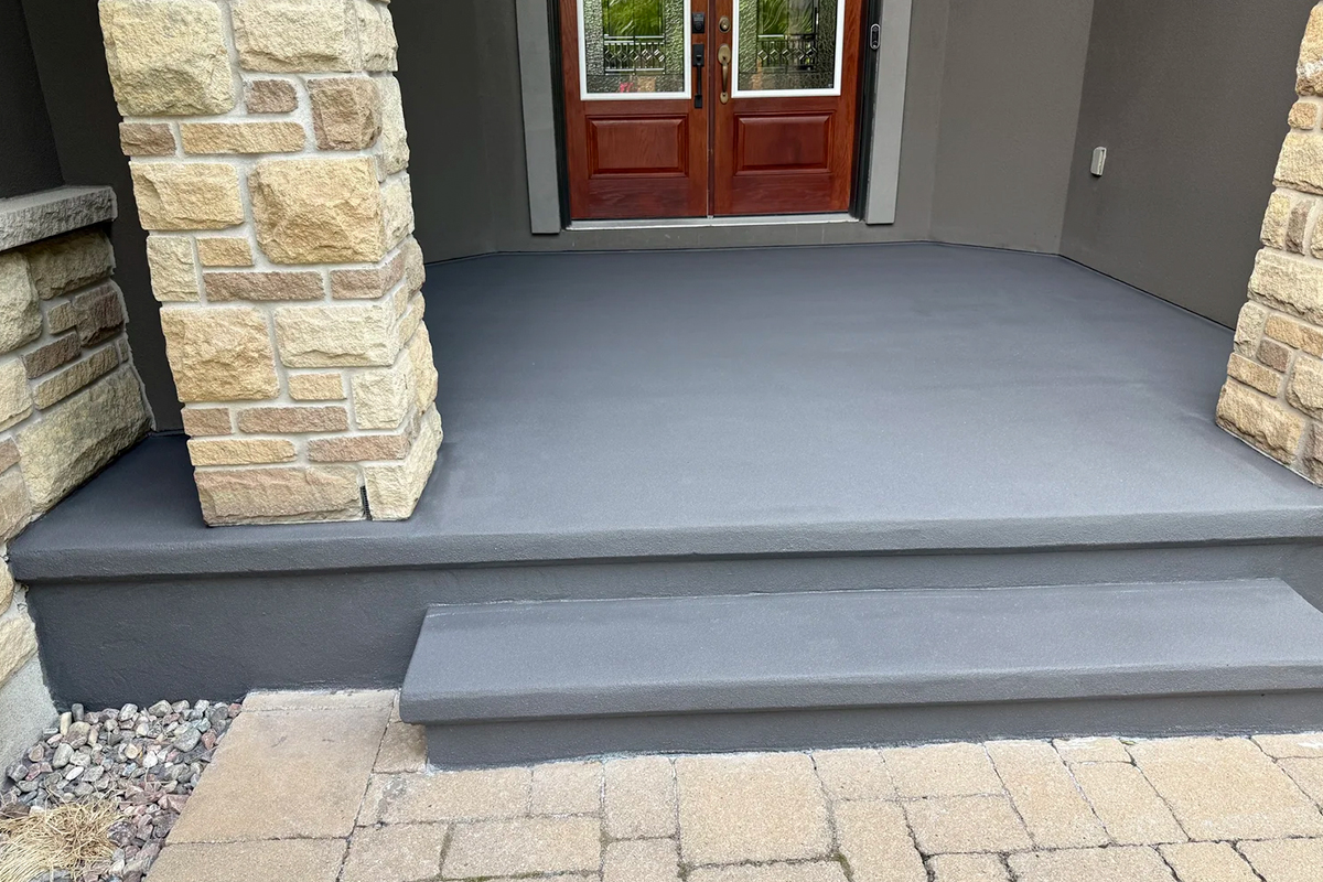 Quartz Front Steps Entranceway Ottawa