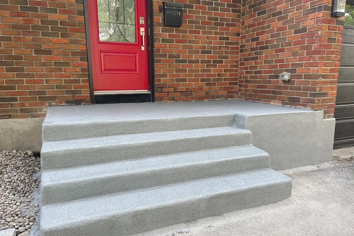 Quartz Front Steps Ottawa